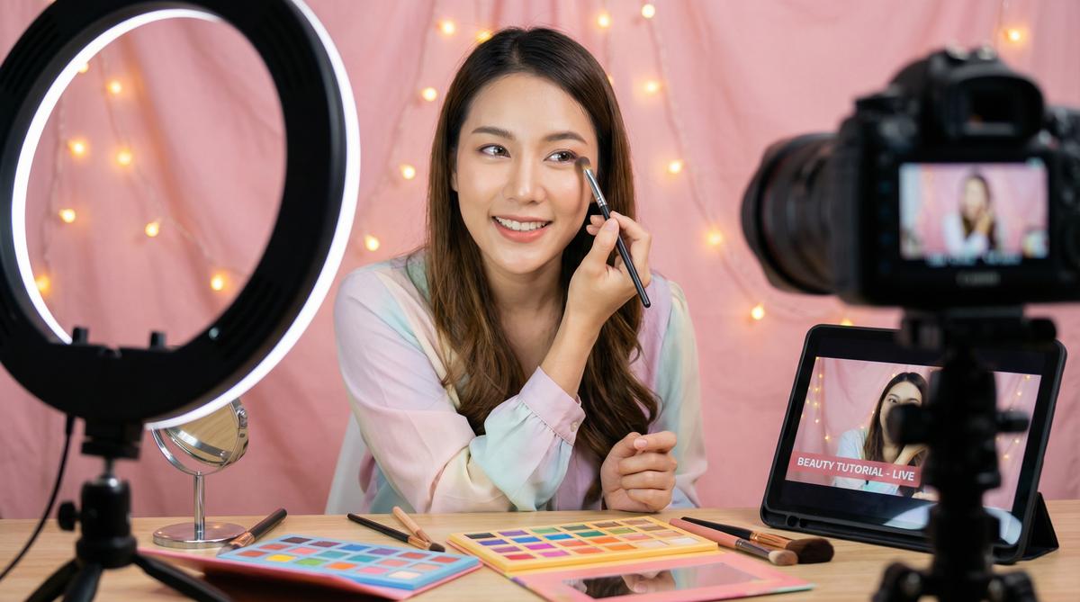 溏心vlog美妆视频教程